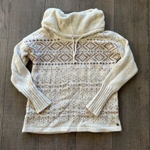 Eddie Bauer adjustable cowl neck sweater size M